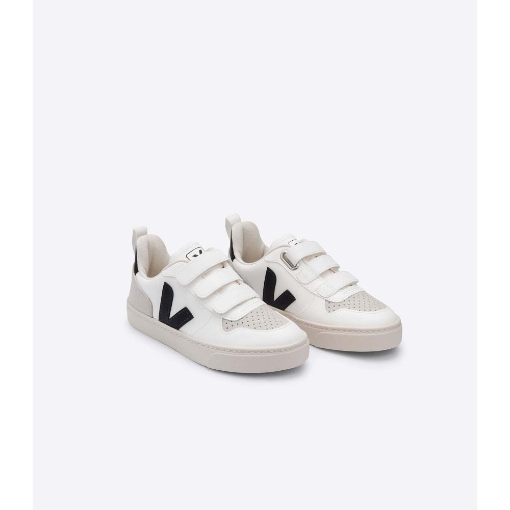 Veja V-10 CWL Schoenen Kinderen White/Black | NL 773ZUT